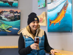 Local artist Shelly Marshall featured as the new Alaskan Artist on Tap