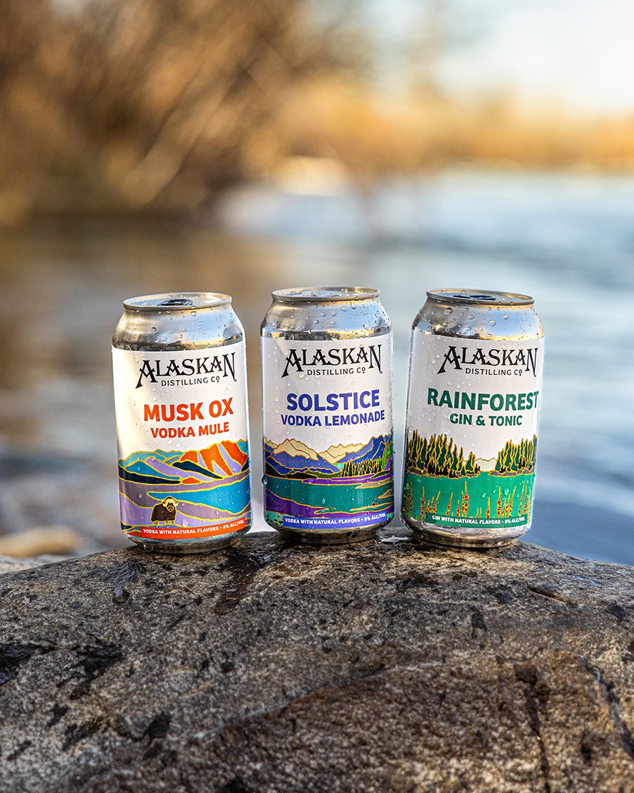 Alaskan Distilling Company Canned Cocktails